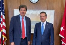 Ministro Bisonó se reúne con subsecretario de Estado José W. Fernández
